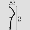 Listwa przypodłogowa SX167 Orac Decor wymiary